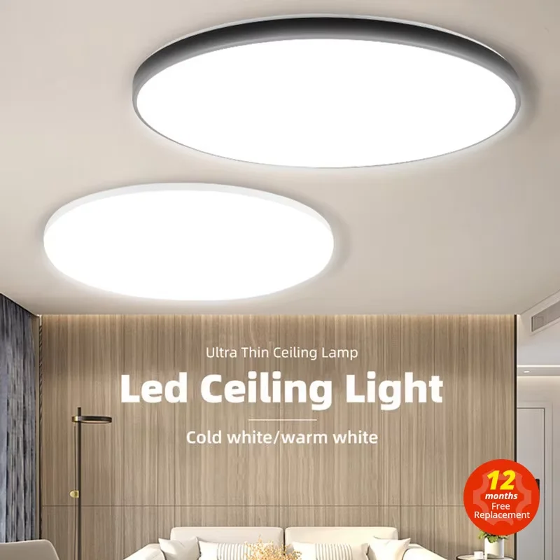 Led Ceiling Lamp Modern Ceiling Chandelier 220V Led Panel Lighting Fixture For Bedroom Kitchen Home Ultra Thin Ceiling Lights