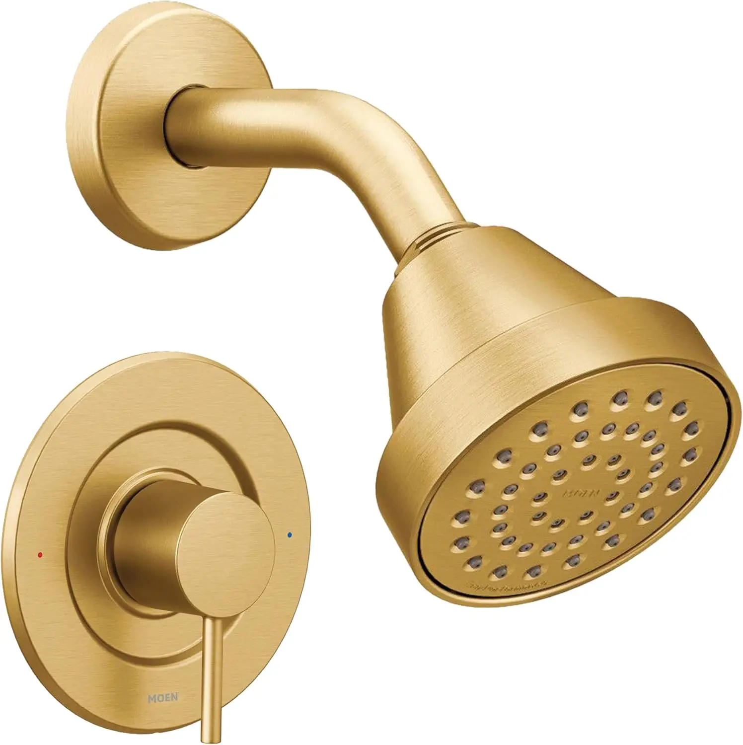 

Modern Brushed Gold Pressure Balancing Shower Trim Kit with Valve Required, T2192BG