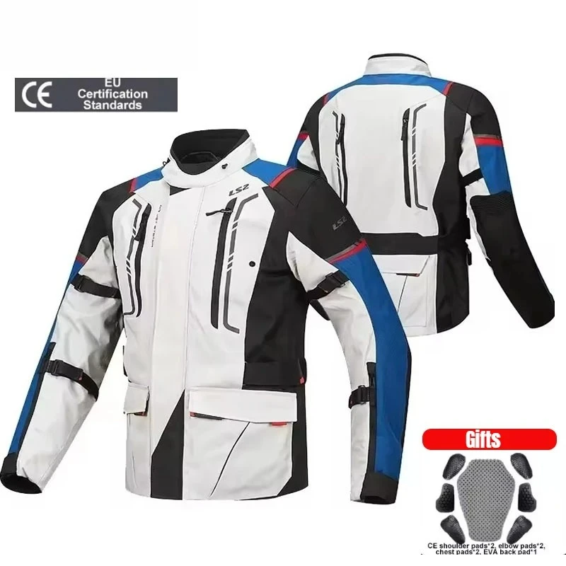 

Мотоциклетная куртка для мужчин и женщин, всесезонная, водонепроницаемая, с защитой от падений, утепленная, для мотокросса MJ147 AA