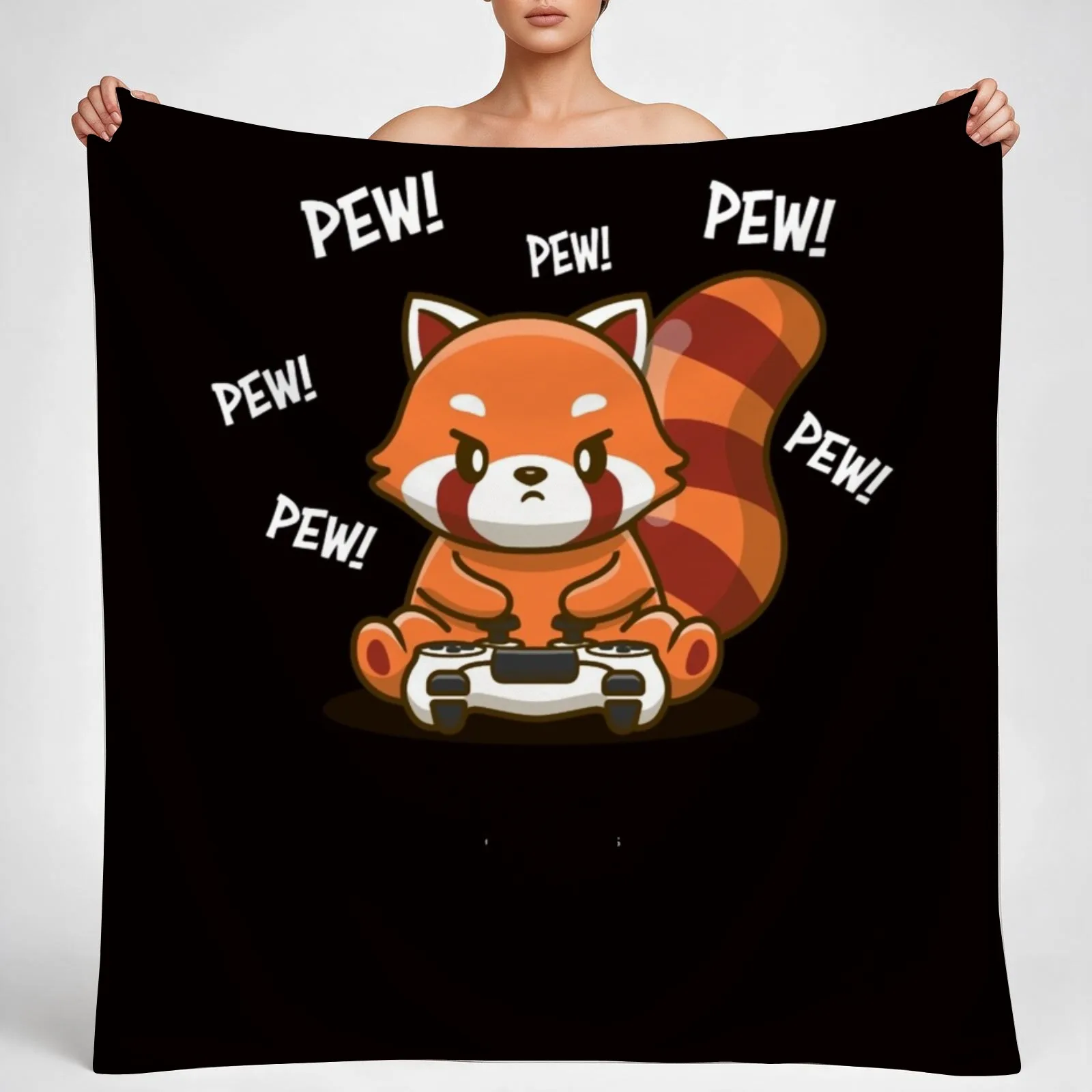 Red Panda Throw Blanket couch cozy soft plush fuzzy picnic outdoor blanket