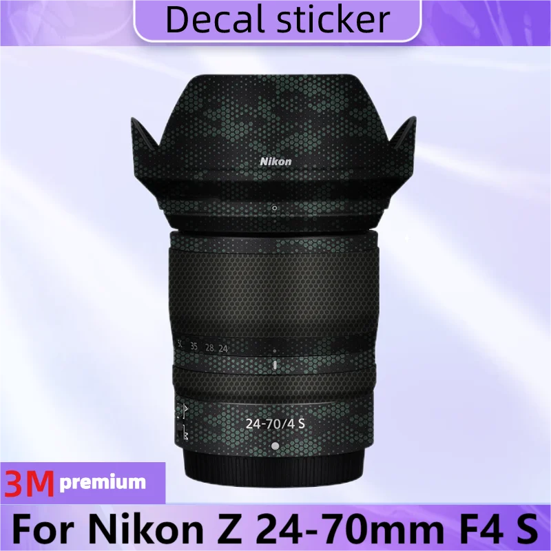 For Nikon Z 24-70mm F4 S Decal Skin Vinyl Wrap Film Camera Lens Body Protective Sticker Protector Coat