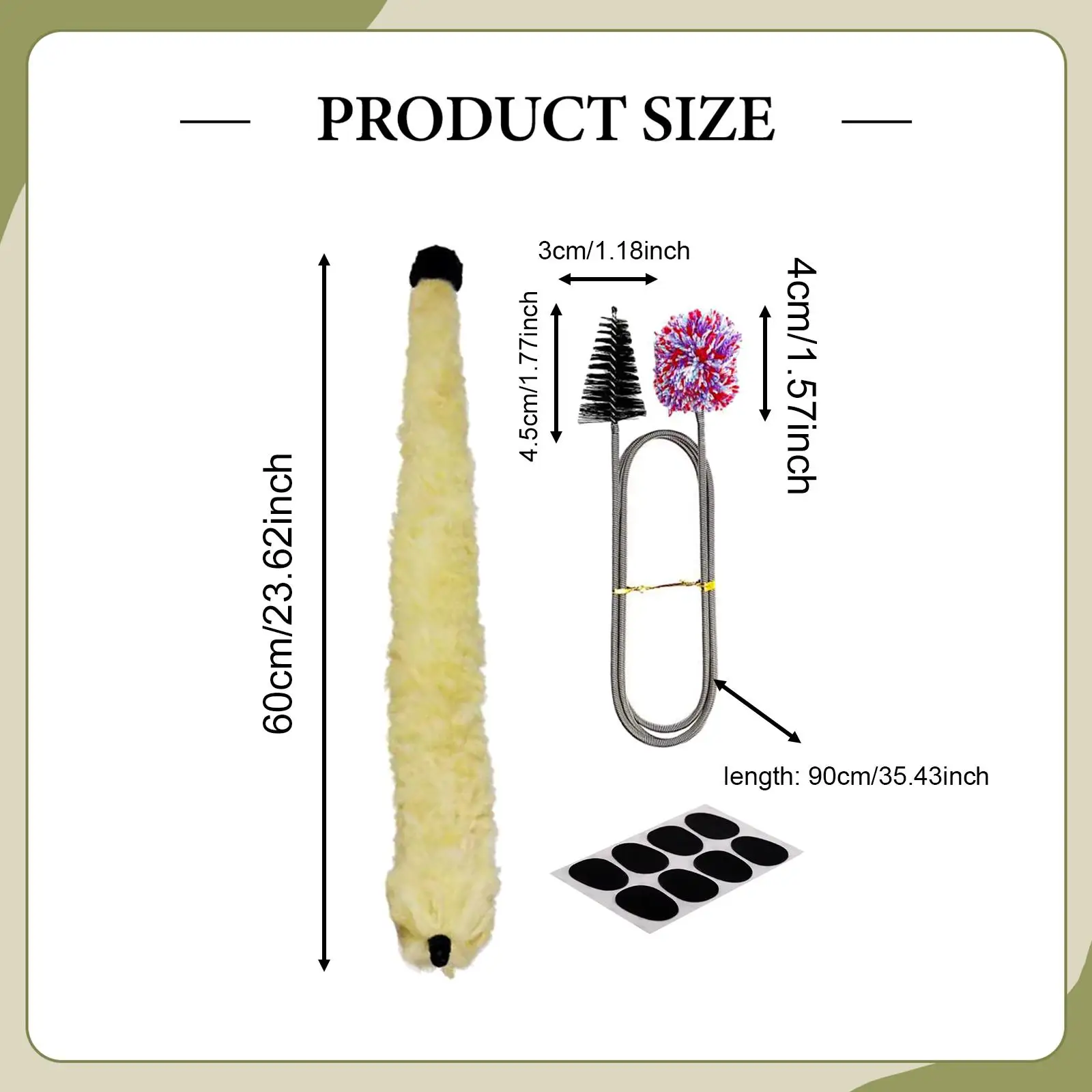 Saxophone Cleaning Kit Portable Maintenance Set for Musicians Students Flute