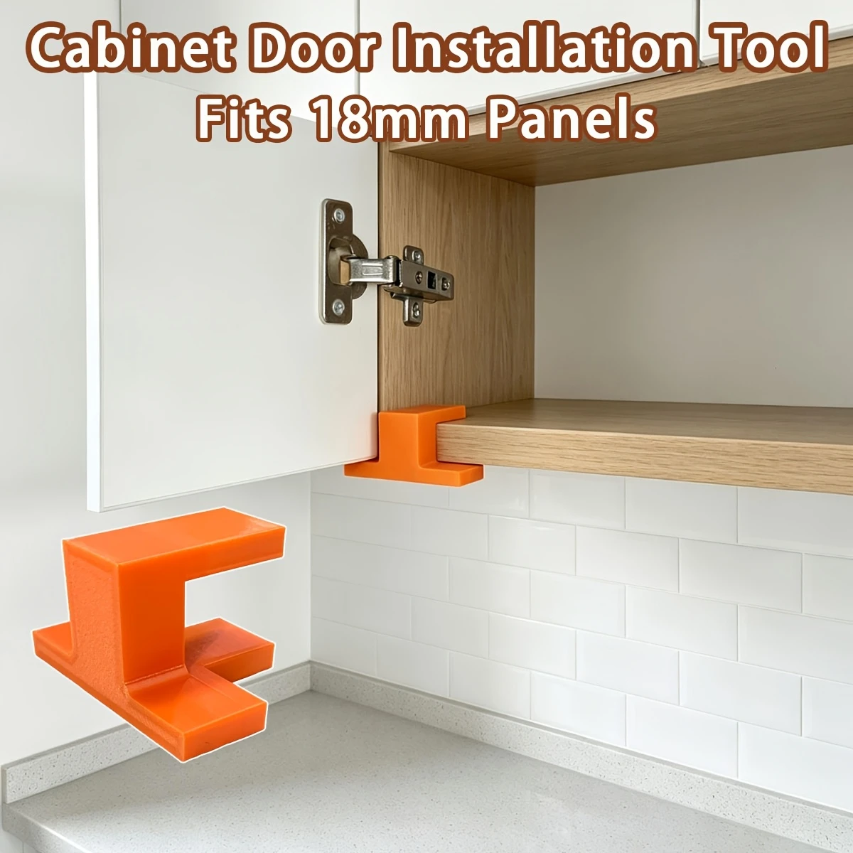 Cabinet Door Installation Jig Woodworking Locator T-Type Corner Bracket Adjustable Clamping Tool For Floor Ceiling Cabinets