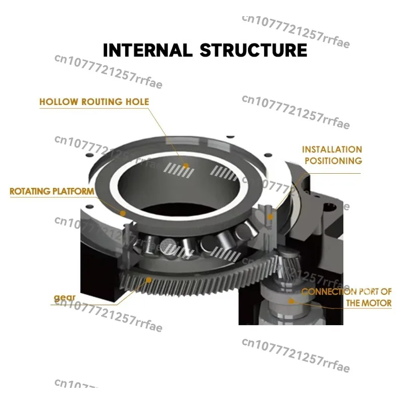 High Torque Hollow Rotary Actuator Reducer Servo Motor Integrated Reducer Speed Ratio and Flange Gear Reducer