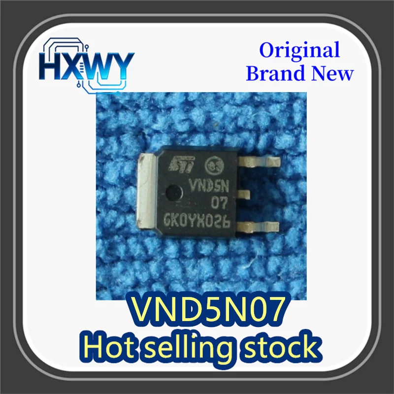 

(10/50 pieces) VND5N07TR-E VND5N07 TO-252 Field Effect Transistor Brand New Original