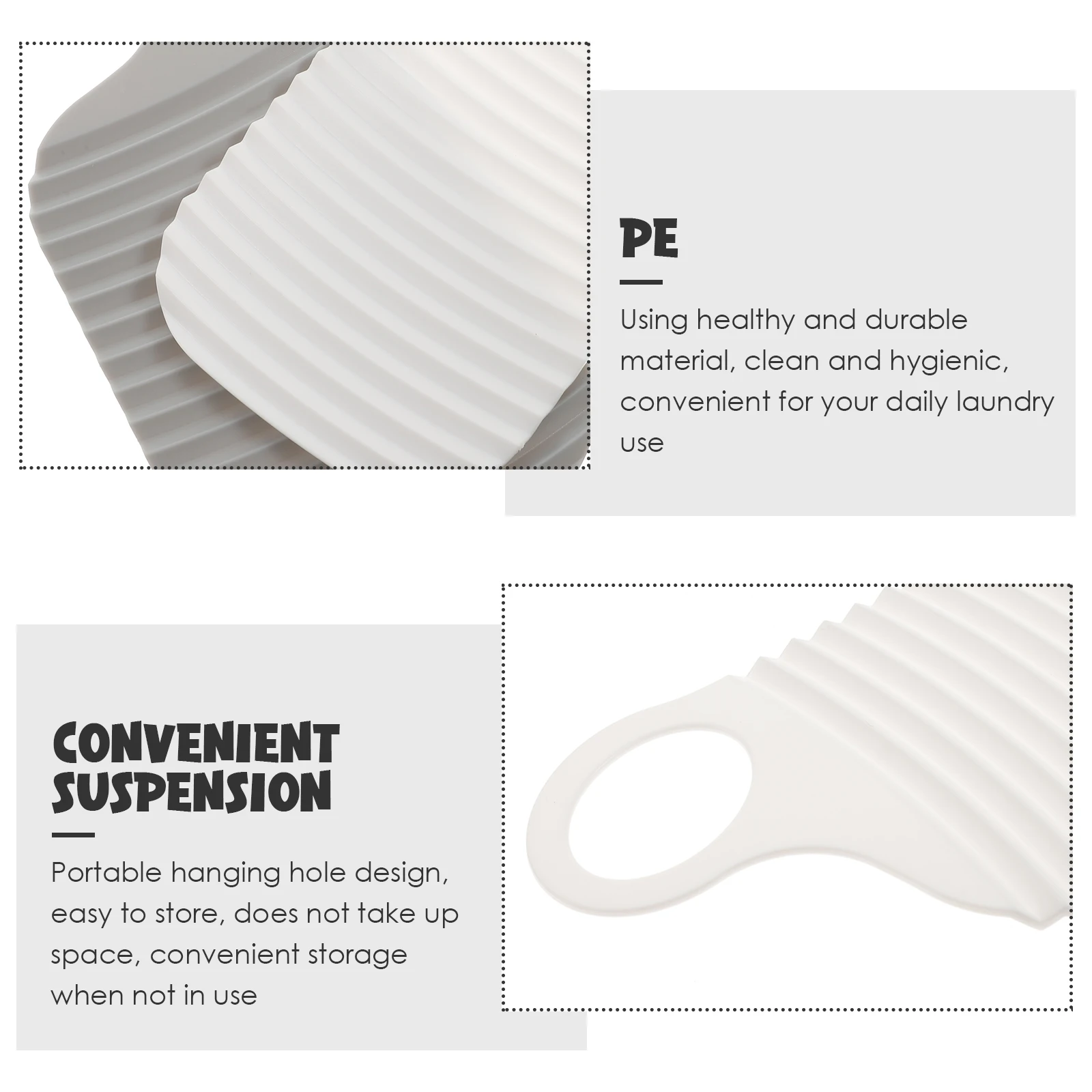 

4pcs Travel Washboard Reusable Small Portable Hanging Scrub Boards Laundry Cloth Storage Durable AntiSlip Shirts Clean Clothes