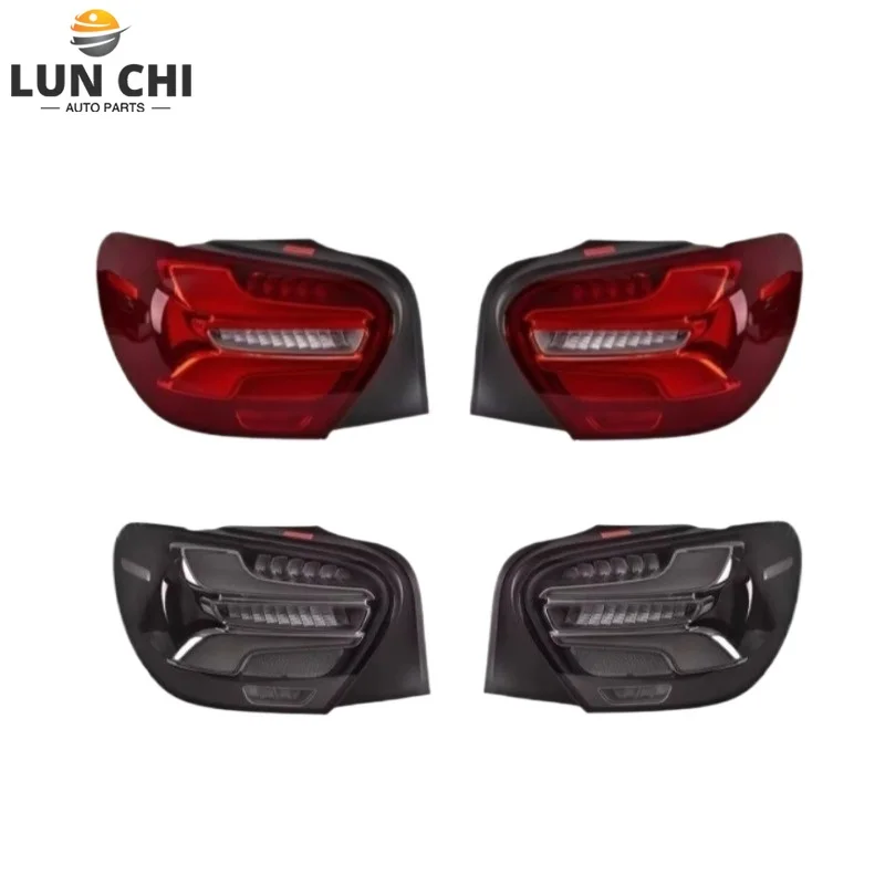 

1Pair-Black/Red LED Taillight Turn Signal Lamp Backup Light Brake For Benz A Class W176 2013-2018