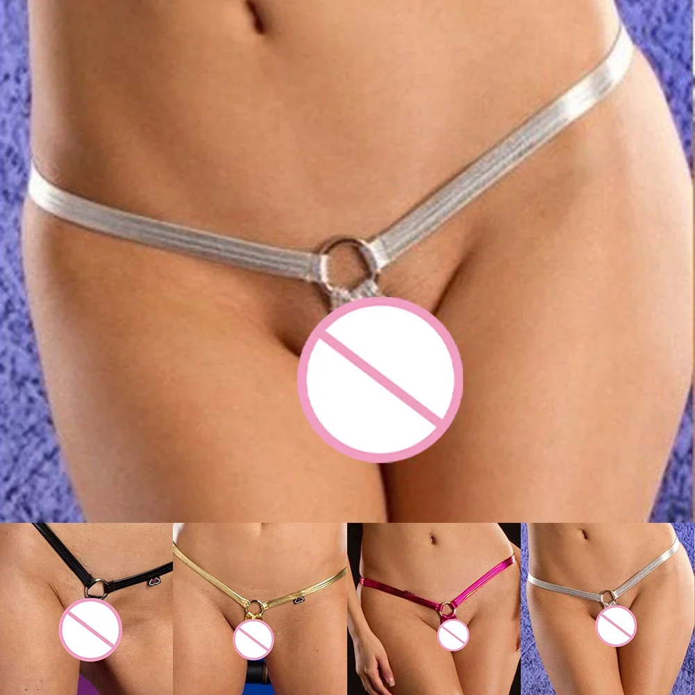 

Hollow Design Crotchless Underwear Solid Color All Seasons Average Size Brand New Home Wear Hotel Wear Night Time