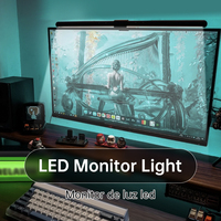 Monitor Lights Bar with Remote Control Curved RGB Screen Hanging Light Dimming Desk Lamp for Work laptop Computer Led Light