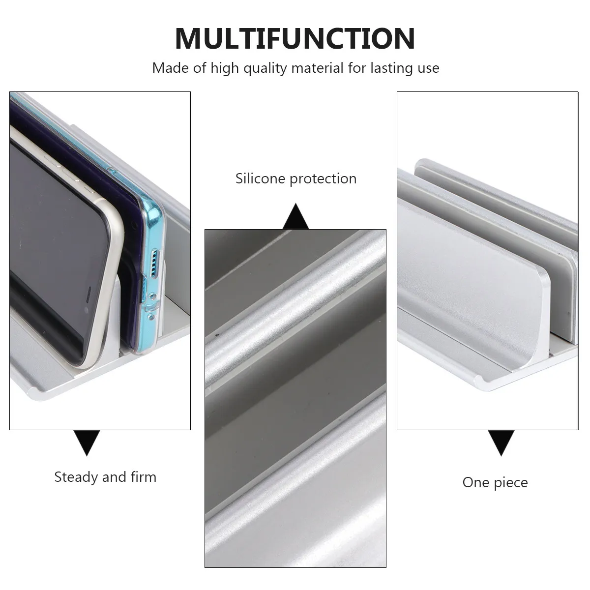 Aluminum Alloy Vertical Laptop Stand for Enhanced Heat Release Cooling Rack Desktop Notebook Radiator Laptop Cooler Rack