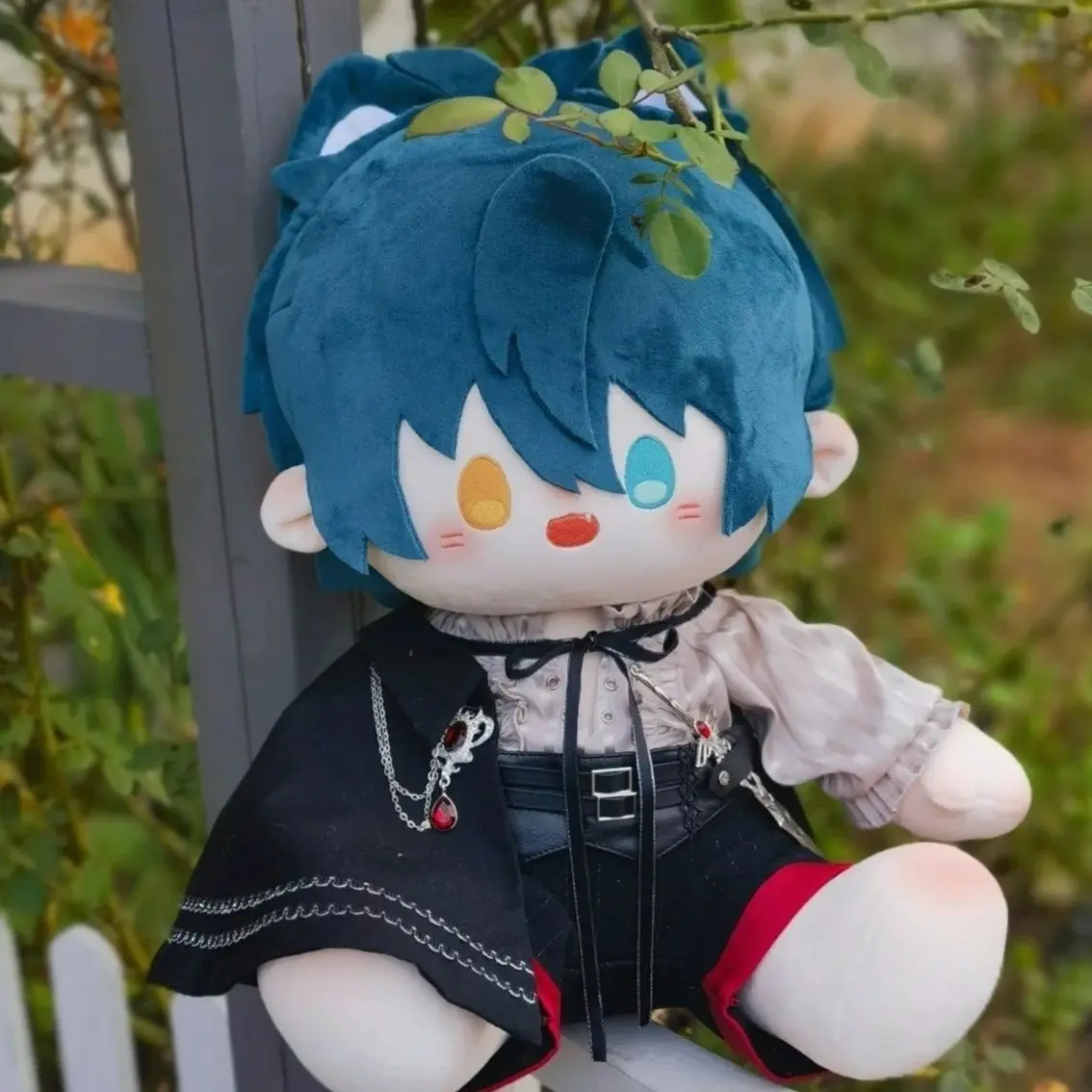 40cm Ensemble Stars Kagehira Mika Plush Doll Sitting Cushion Cotton Cosplay Outfit Idol Stuffed Pillow Anime Birthday Gift