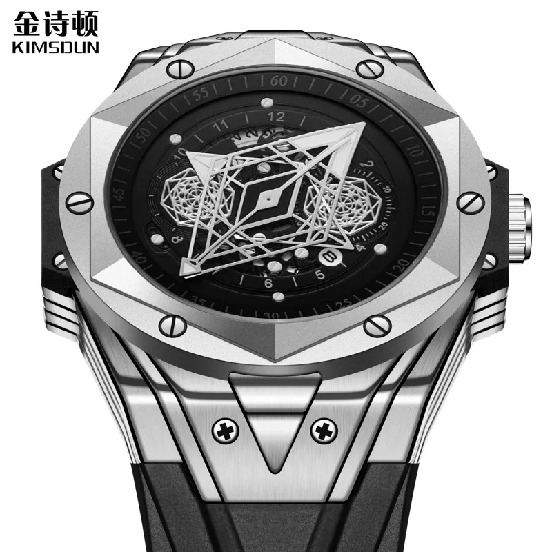 Men's Military Sports Quartz Watch - Leather Strap, Waterproof, Rugged & Elegant