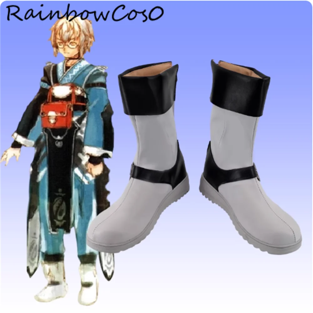 

Morichika Rinnosuke Touhou Project Cosplay Shoes Boots Game Anime Party Halloween RainbowCos0 W5218