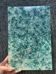 12x8 Inch 3MM Thick Opaque Flower Color Acrylic Sheet for Home Decorations Crafts Jewelry Making And Other Artistic Materials