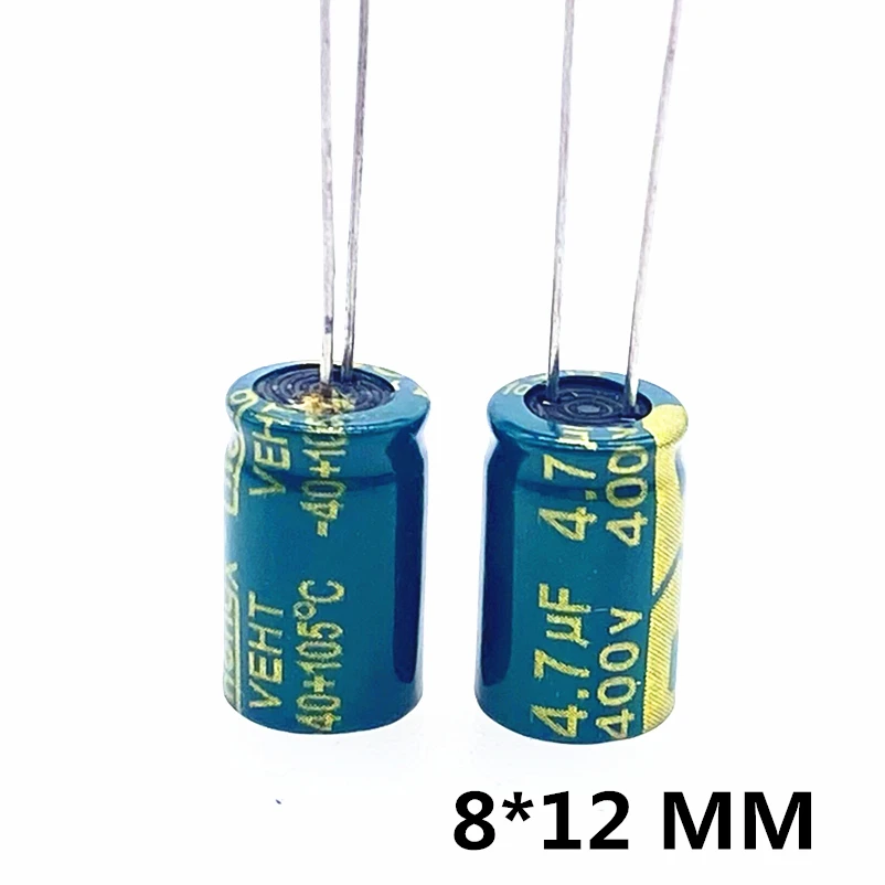 High Frequency Electrolytic Capacitor 400V 20% 400V 2.2UF 3.3UF 4.7UF 6.8UF 8.2UF 47UF 68UF 82UF 100UF 120UF 150UF