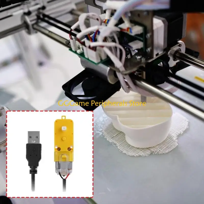 U55B 5V 59RPM Ratio 1:220 Reduction Motor for Robotic Machinery Automated Prototyping