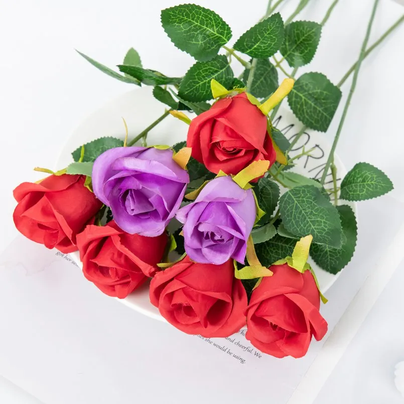 MWOOT 20 Têtes Fleurs Artificielles Pivoine Rose - Faux Fleurs DIY Pour Bouquets Et Décoration
