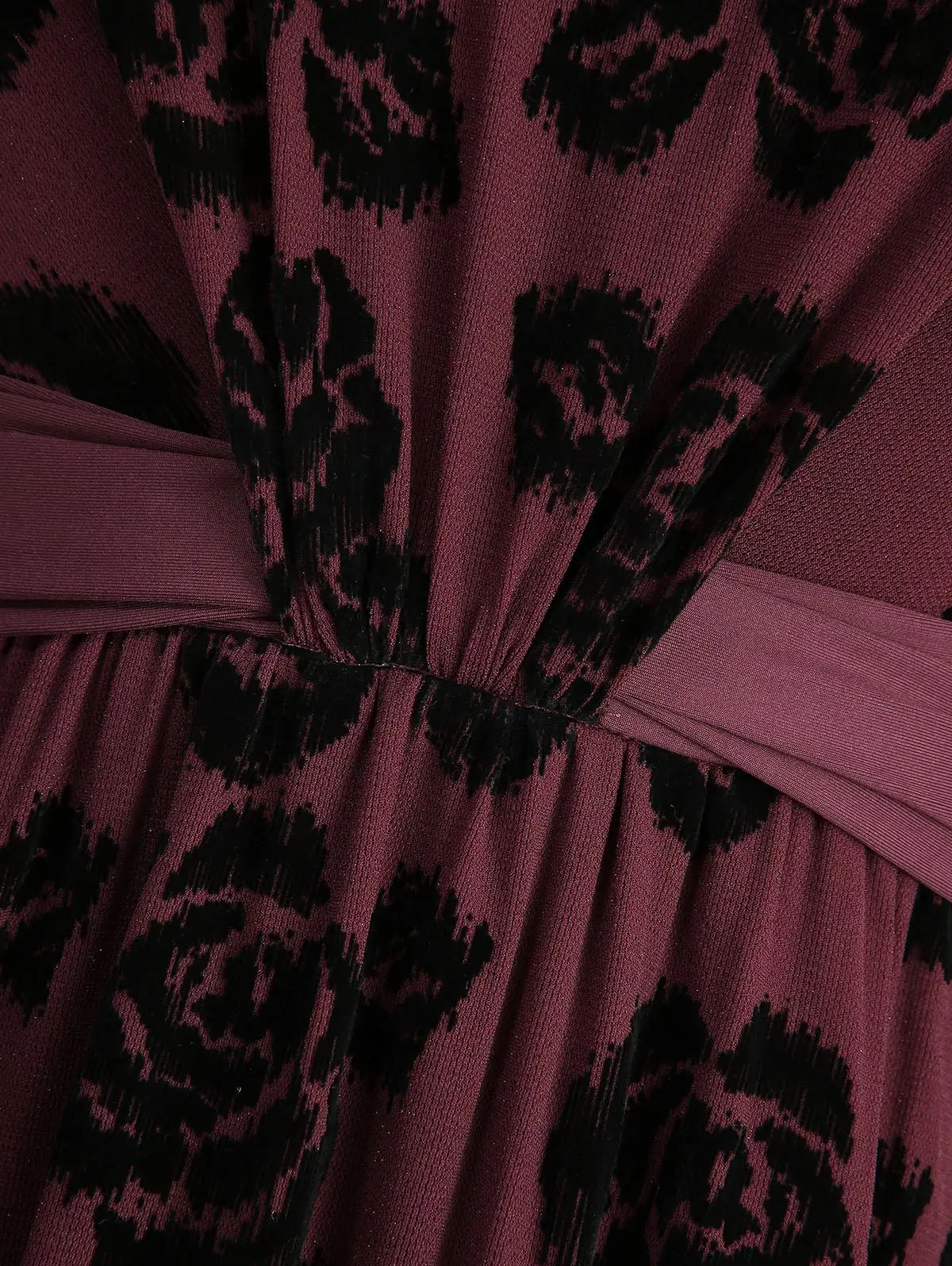 ROSEGAL Abiti taglie forti con spalle scoperte Fiore rosa stampato con volant in pizzo increspato Abito elegante da donna primavera estate
