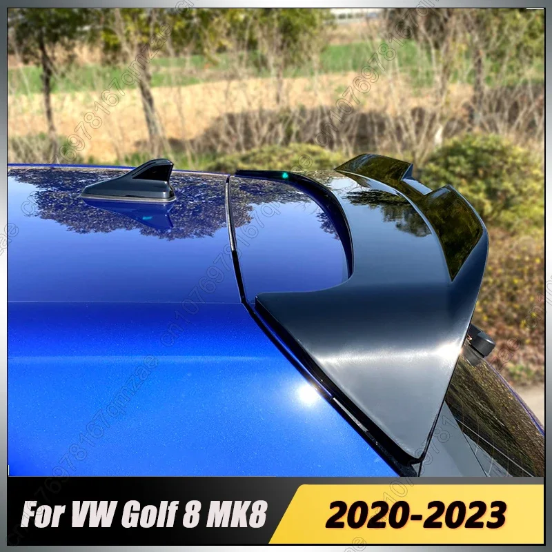 Tail Top Wing Spoiler Modification For VW Golf 8 MK8 GTI GTD R TSI TDI 2020-2023 Second Generation Odinger Style Roof Spoiler