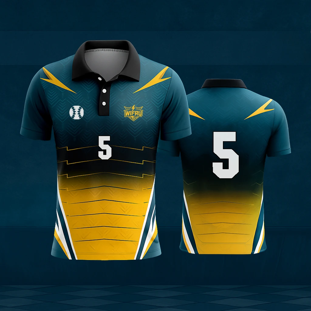 Youth Outdoor Sports Breathable Quick-drying Cricket Uniform WIFRU Summer New Jersey Unisex Short-sleeved POLO Shirt Golf Tops