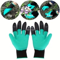 Gardening Gloves With Claws For Planting Flowers, Thorn-Proof and Waterproof For Weeding and Digging Gardening Gloves
