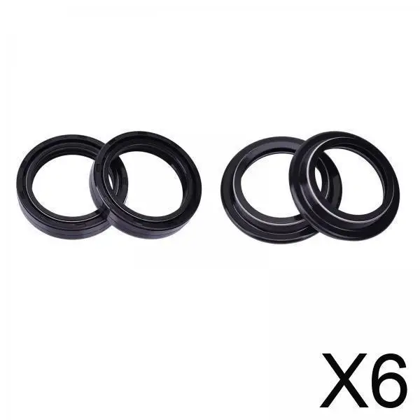 

High Quality Motorcycle Front Fork Oil Seal Dust Seal Set Wear Resistant Shock Absorber Spare for BMW Honda Suzuki Kawasaki
