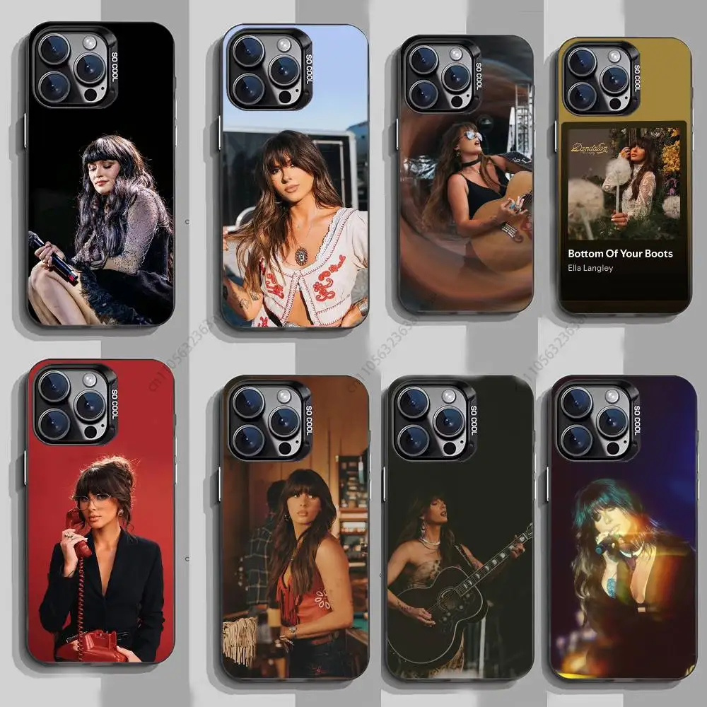 

Ella Singer Langley phone Case for iPhone 17 11 12 Pro Max Plus Mini Air SE 16e 14 15 16 13 Soft Shell