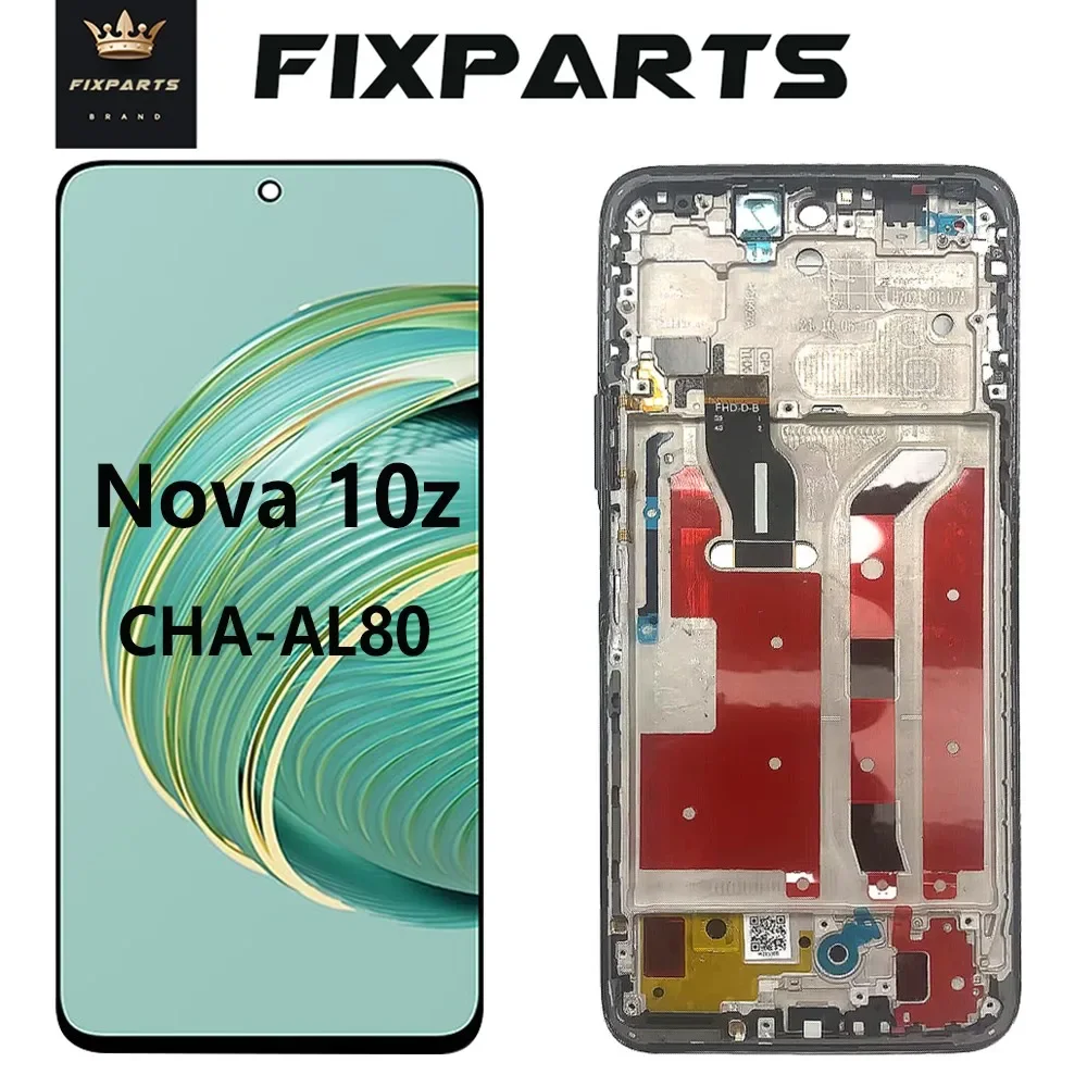 AAA+ For Huawei Nova 10z LCD Display Touch Screen Digiziter Assembly Replacement For CHA-AL80 LCD Screen With Frame