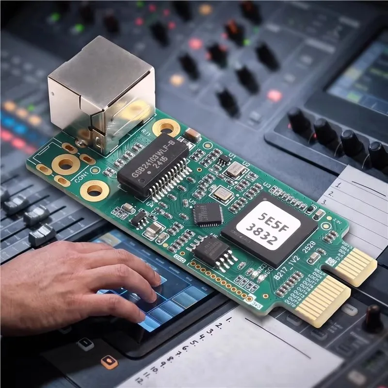 Smart Portable Audiocom AES67 B217 Module 32X32 Channel Audio Network Module Audio Network Transmission Module