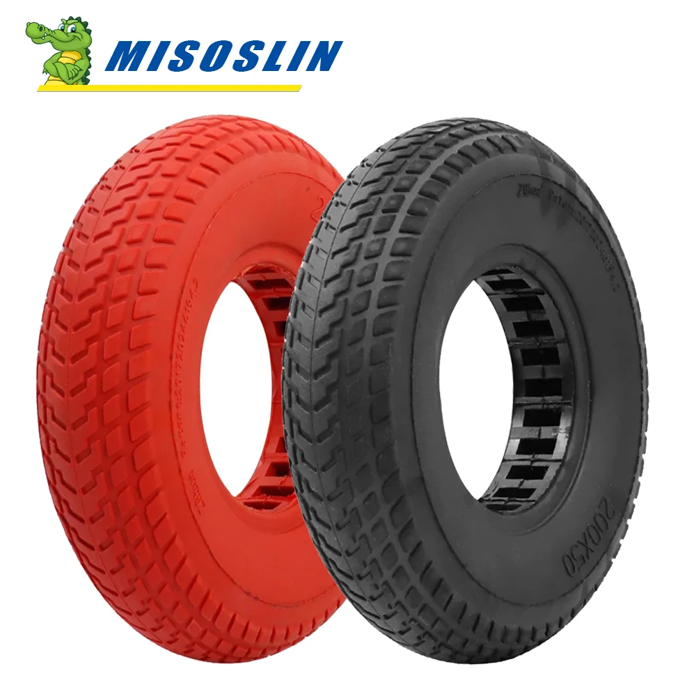 200x50 Solid Tubeless Tire  Explosion-proof Tubeless Wheel 8 Inch Electric Scooter for KUGOO S1 S3 for Speedway Mini 4 Pro Parts