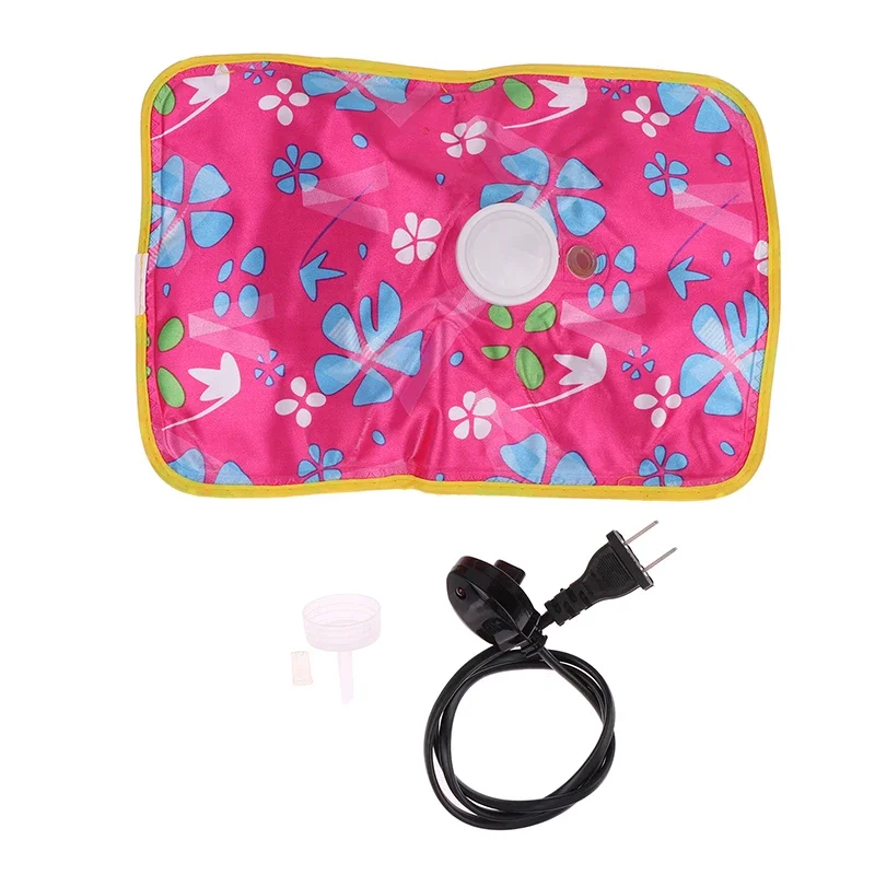 الاتحاد الأوروبي/الولايات المتحدة قابلة للشحن الكهربائية زجاجة الماء الساخن جهاز تدفئة محمول سخان حقيبة لهدايا الشتاء الشتاء زجاجة ماء ساخن لون عشوائي