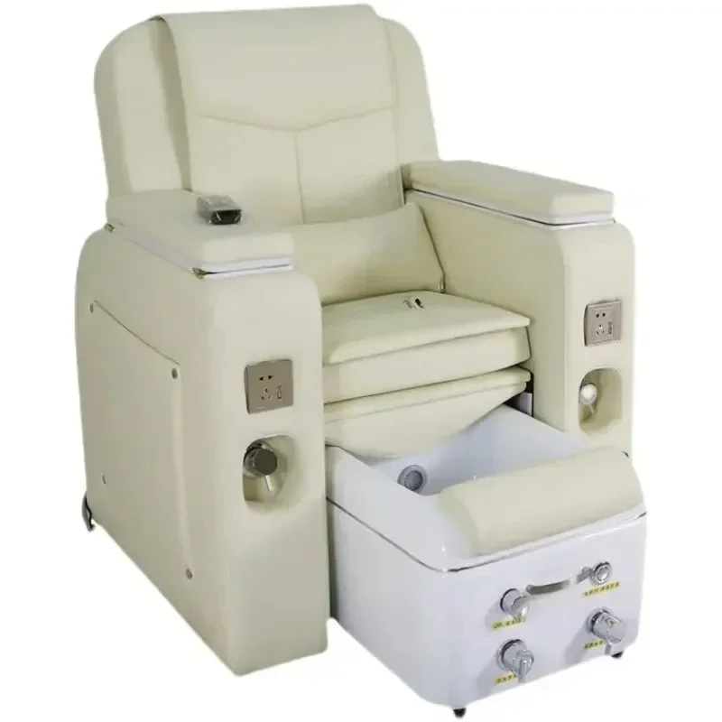 A newNail Beauty Sofa Beauty Chair Eyelash Tattoo Embroidery Electric Massage Chair Recliner Beauty Shop Foot Bath Spa