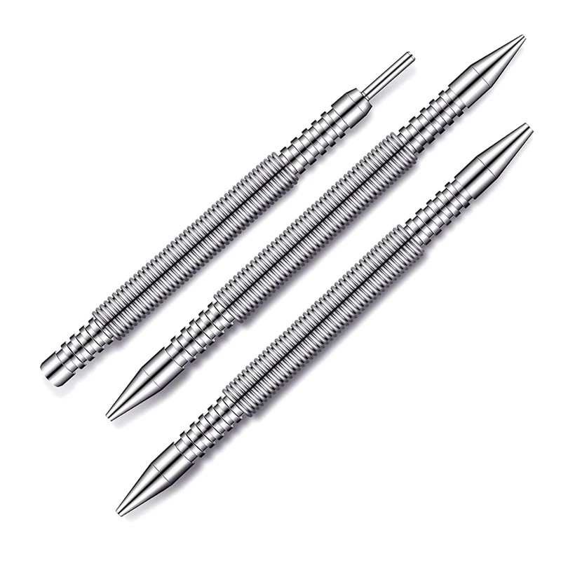 

A24F-3 Pcs Dual Head Nail Setter And Hinge Pin Punch Set,Hammerless Spring Nail Punch Door Hinge Pin Remover Tool 5000 PSI