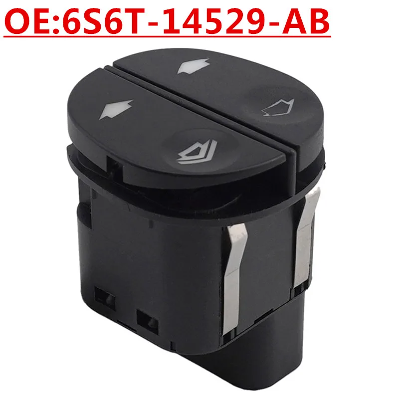 OE:6S6T-14529-AB  6S6T14529AB Power Window Control Switch For Ford Fiesta Fusion KA Puma Transit ,6 Pins
