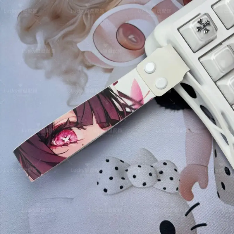 Anime Themed Keyboard Ribbon Weaving Magnetic Axis Keyboard Diy High-Value Personalized Decoration Mechanical Keyboard