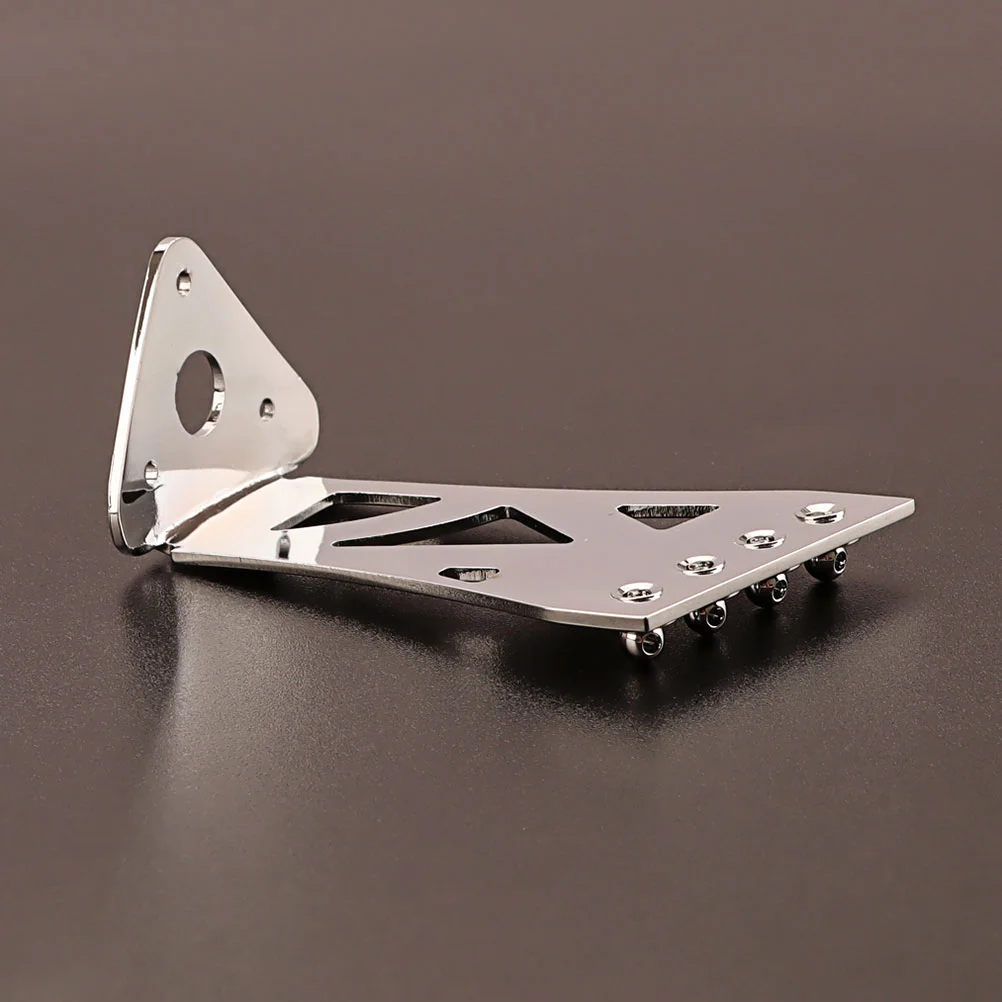 

Banjo Tailpiece Parts Pattern Pull Panel Chrome Musical Instrument Accessories Supplies
