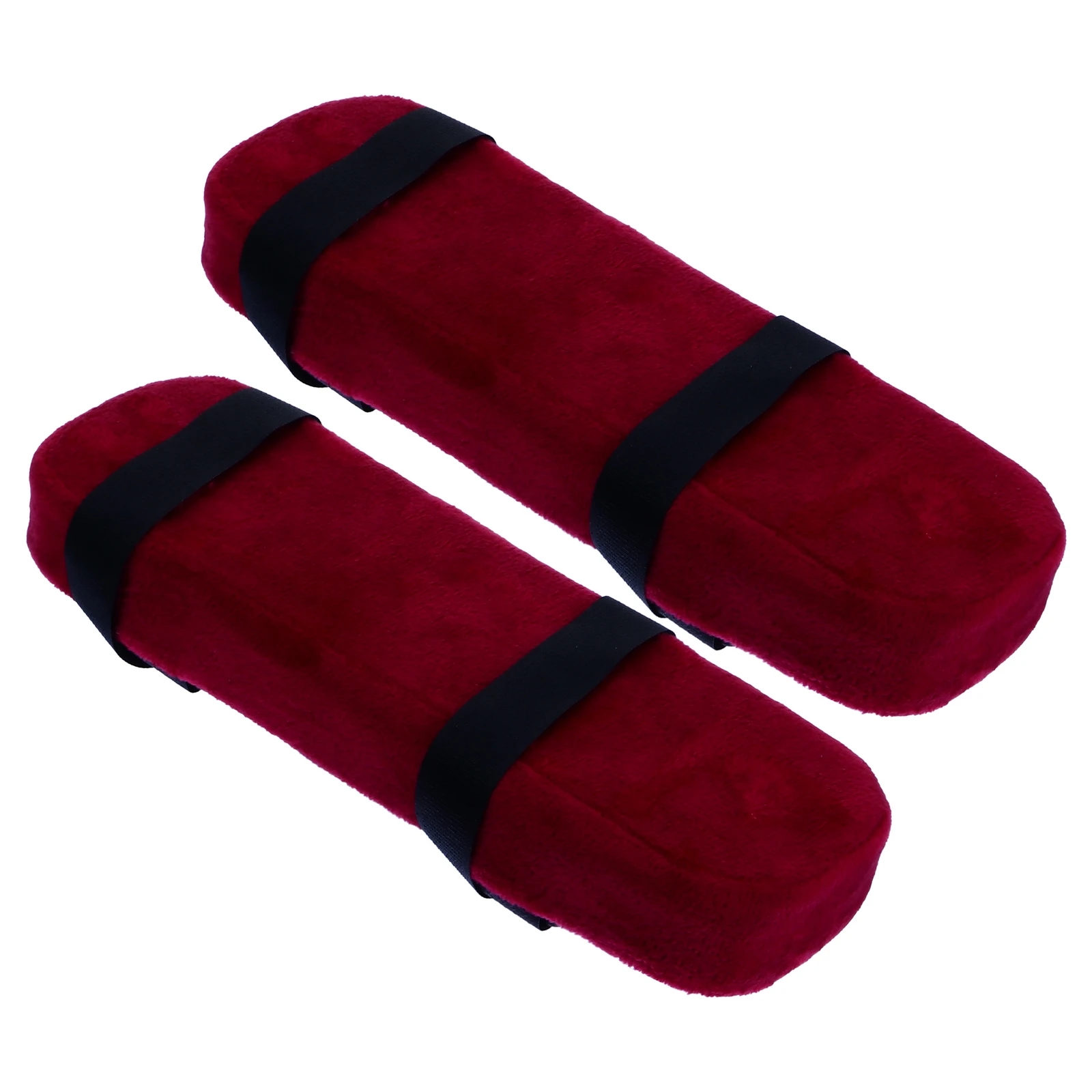

2Pcs Memory Foam Armrest Pad Elbow Support Gaming Chair Cushion Adjustable Straps Universal Office Home Arm Pillow
