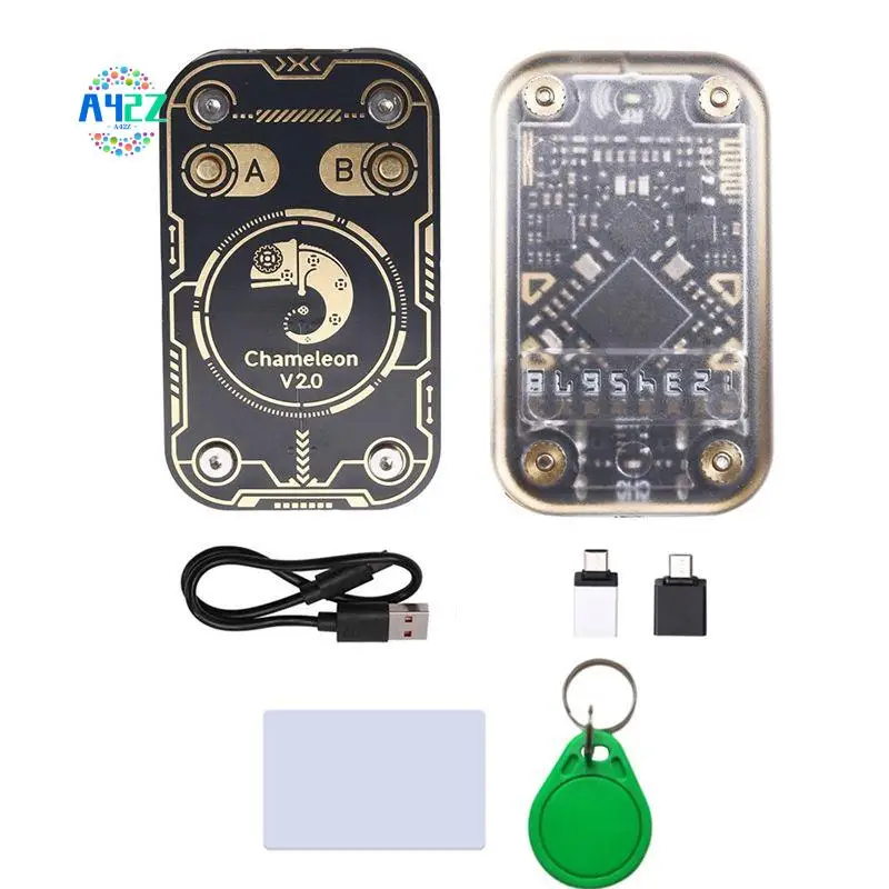 

A42Z-Chameleon V2.0 RFID Smart Chip Reader Emulator+UID Keychain/CUID Card 125K 13.56M Card Decode Chameleon NFC Duplicator