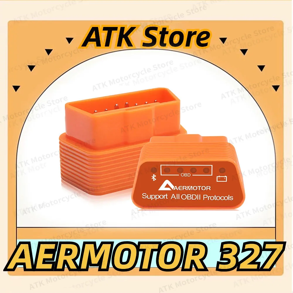 Aermotor ELM327 Bluetooth 5.0 Elm327 WIFI OBD2 V1.5 Auto Diagnostic Scanner ELM 327 Bluetooth 5.0 OBDII v1.5 For IOS Android PC