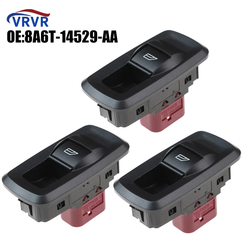 VRVR 8A6T-14529-AA 8A6T14529AA Car Power Window Switch Button For Ford Fiesta 2008 2009 2010 2011 2012 2013