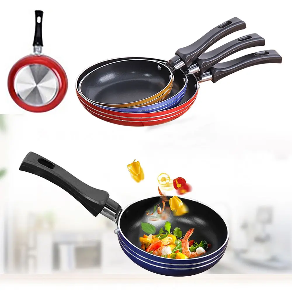 Insulation Handle Rectangular Kitchen Cookware Omelets Pot Non Stick Fried Frying Pan Omelette Pans