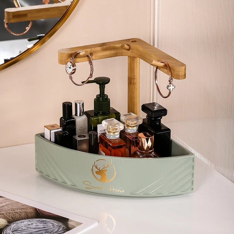 

Роскошный органайзер для хранения, настольный органайзер, продукты для ванной комнаты, умывальник, унитаз, материал из смолы