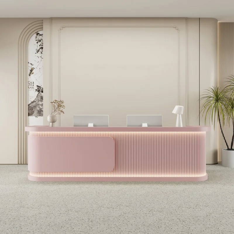 Organizers European Reception Desks Display Hotel Salon Reception Desks Corner Aesthetic Comptoire Accueil Commercial Furniture