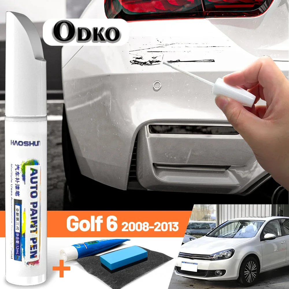 Car Paint Pen Paint Care Scratch Repair Wax Painting Scratch Remover For VW Golf 6 VI 5K MK6 2008-2013 2009 2010 2011 2012