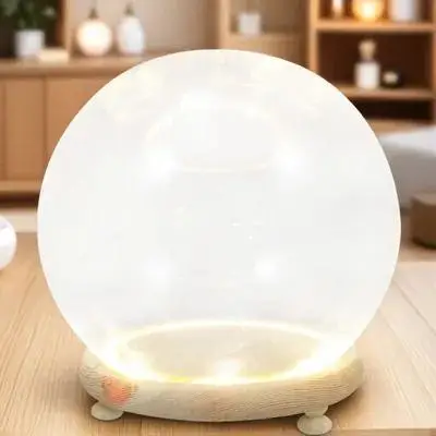 Preserved Flower Glass Dome Cover Clear Display Case Decorative Home Coffee Shop Banquet Party Tabletop Ornament Eternal Flower