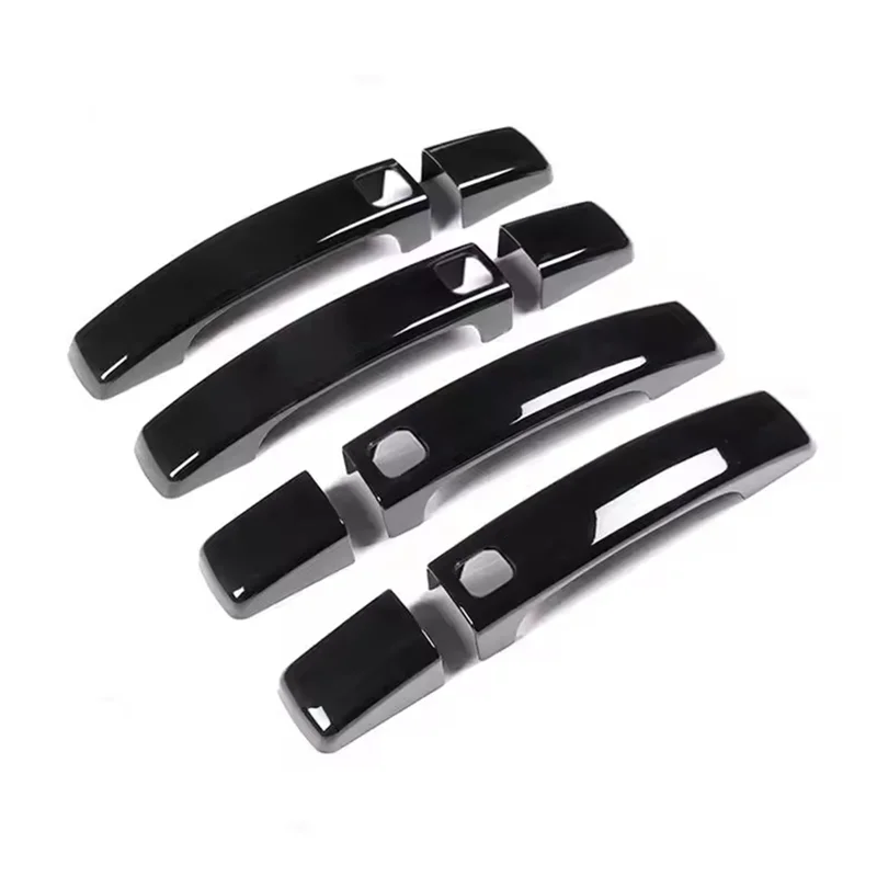 

Накладка на внешнюю дверную ручку для Land Rover Range Rover Sport Discovery 4 LR4 Freelander 2, глянцевый черный цвет автомобиля