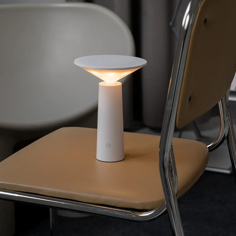 

Rechargeable Bar Table Lamp Cordless Portable Desk Lamps for Restaurant Bedroom Bedside Wireless Led Night Lights Stand Lighting