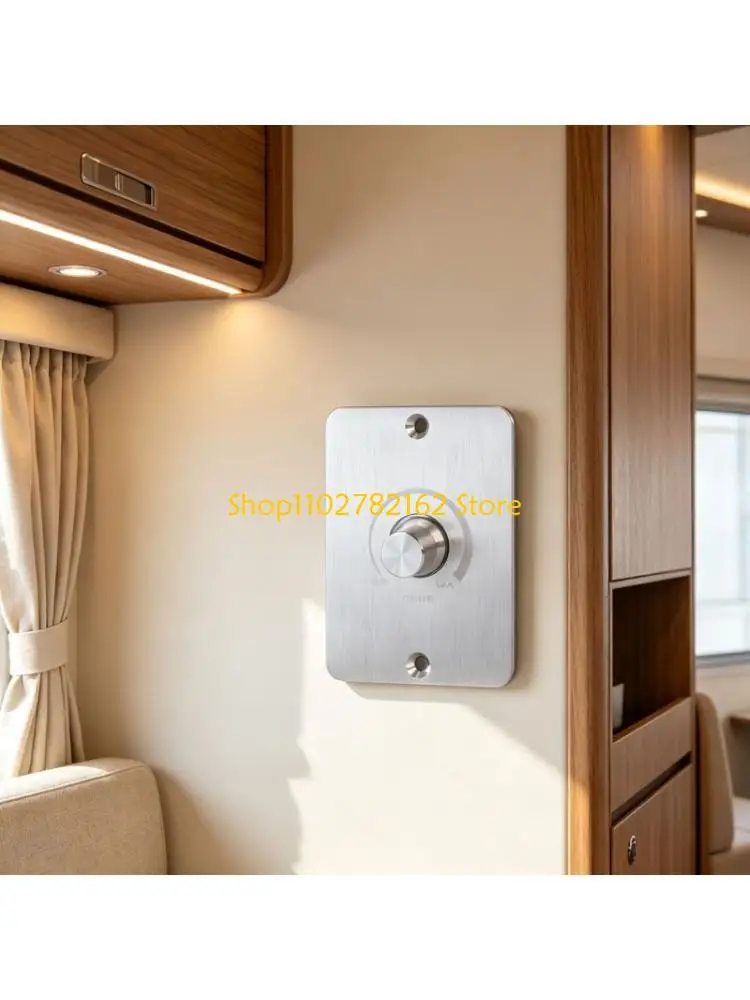 547B 12V Dimmer Switches, 60W PWM Dimmer Switches Adjustable Brightness for Motorhome Marine Boat LED, Halogen,Strips Light