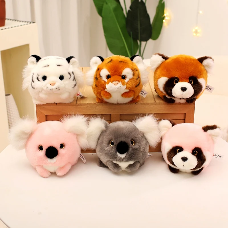 

Плюшевая сумка с животными, игрушка, тигр, коала, енот, мягкая кукла, мультяшный телефон, кошелек для монет, детские подарки на Рождество и день рождения