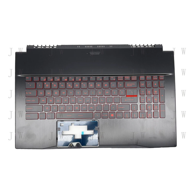 DDJ   New Palmrest w/Keyboard Red Backlit For MSI GF75 MS-17F1 MS-17F2 MS-17F3 MS-17F5